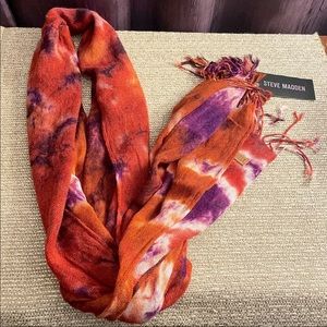 Steve Madden Tie Dye SuperBlend Oblong Scarf - NWT